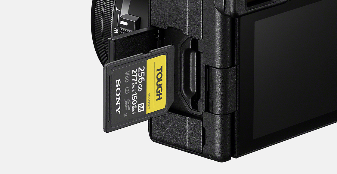 Imagem da ranhura para cartão de memória SD