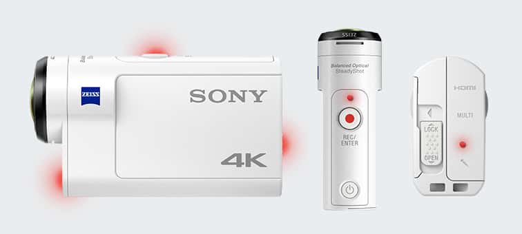 Especificações do FDR-X3000R | Action Cams | Sony Portugal