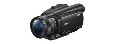Câmara de vídeo 4K HDR com AF híbrido e rápido | Câmara de vídeo