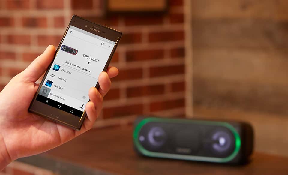 Coluna portátil com graves excelentes e Bluetooth para festas