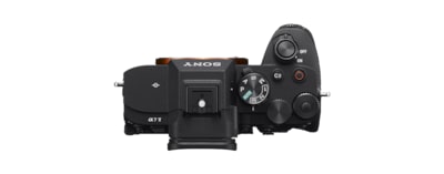 Vista superior da α7 V