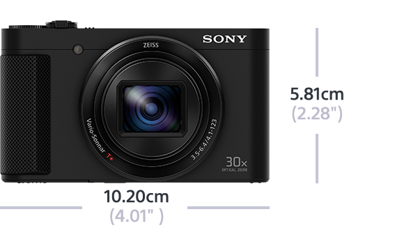Câmera fotografica digital compacta para selfie | DSC-HX90V | Sony