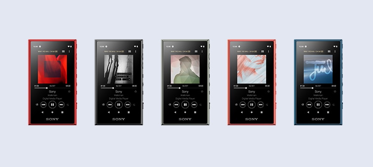 Especificações do NW-A100 SERIES | WALKMAN e MP3 players | Sony