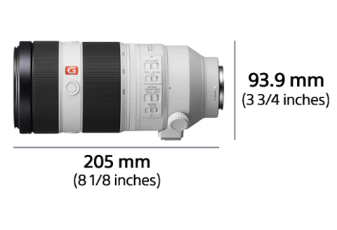 Lente super teleobjetiva com zoom 100-400 mm G Master