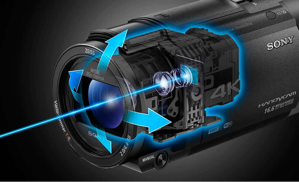 Handycam® AX53 4K com sensor CMOS Exmor R® | FDR-AX53 | Sony Portugal