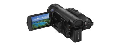 Câmara de vídeo 4K HDR com AF híbrido e rápido | Câmara de vídeo
