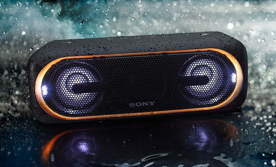 Coluna portátil com graves excelentes e Bluetooth para festas