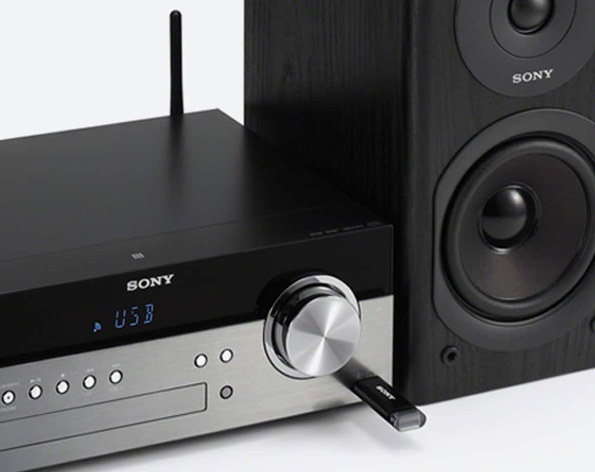 Sistema Hi-Fi com tecnologia Wi-Fi/BLUETOOTH® | CMT-SBT300WB